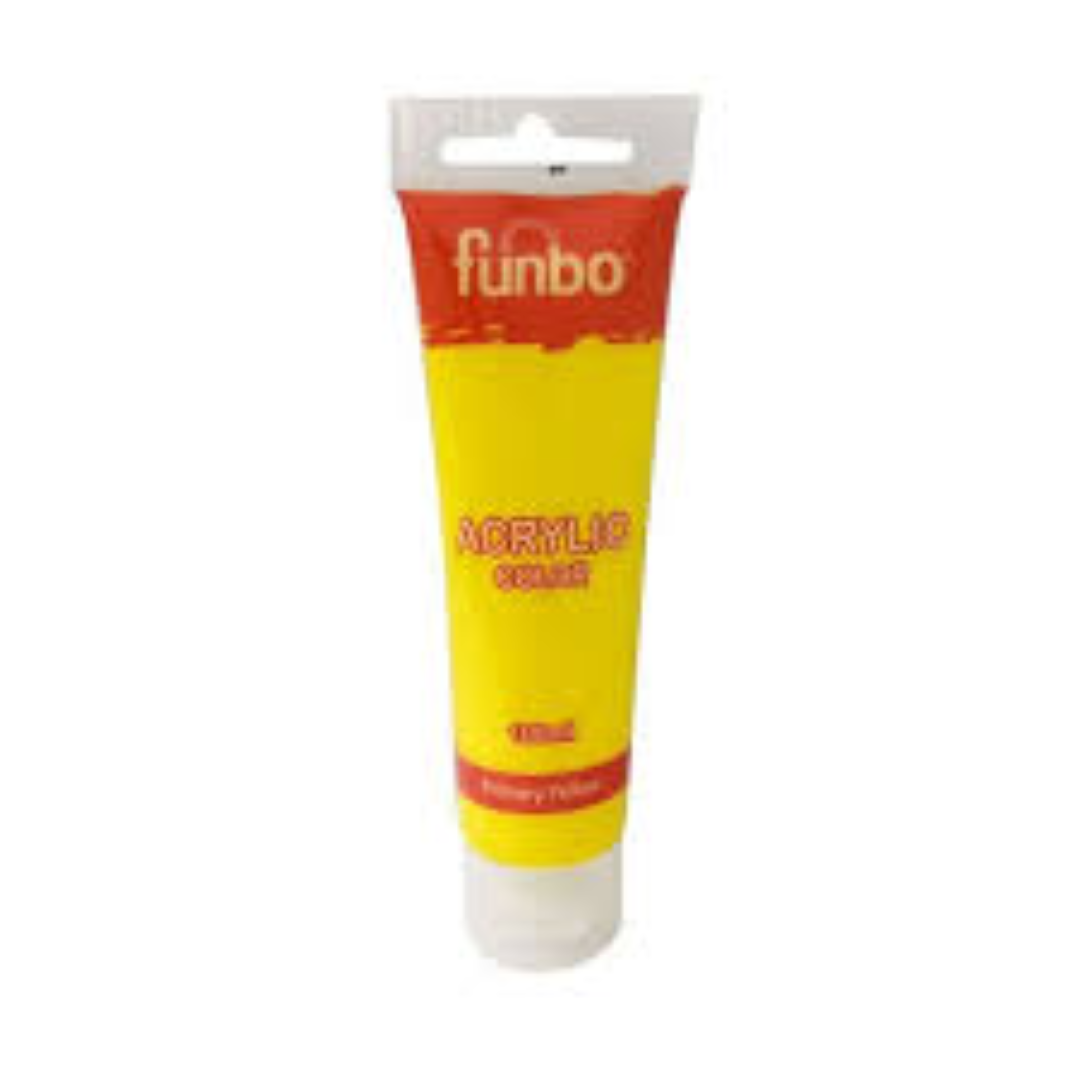 Funbo Acrylic TUBE 100ml 560 PRIMARY YELLOW FO-AC-100-560